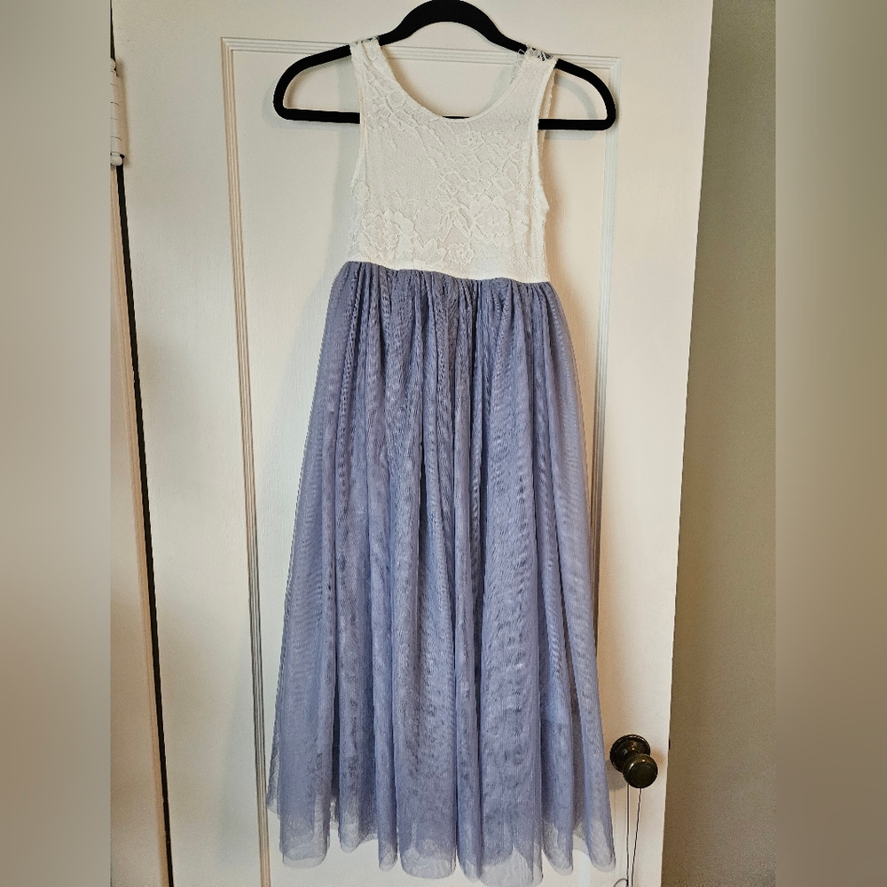 Amazon 2Bunnies Girls Maxi Tulle Dress Sz 7